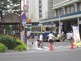 福島駅前通りの写真
