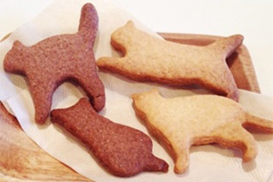 猫型クッキーの画像
