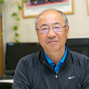 福島陸上競技協会普及部長　川本和久さんの写真