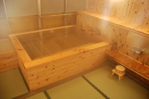 松島屋旅舘のお座敷風呂の写真