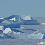 白夜の氷山の写真8